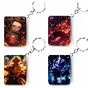 (Pack of 4) DEMON SLAYER Printed Keychain