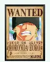 ONE PIECE ZORO WALL ART