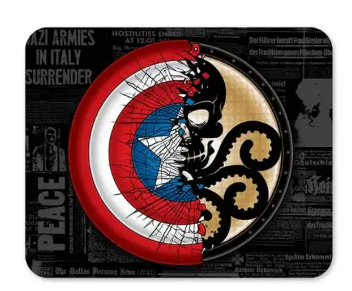 CAPTAIN AMERICA SHIELD MOUSEPAD
